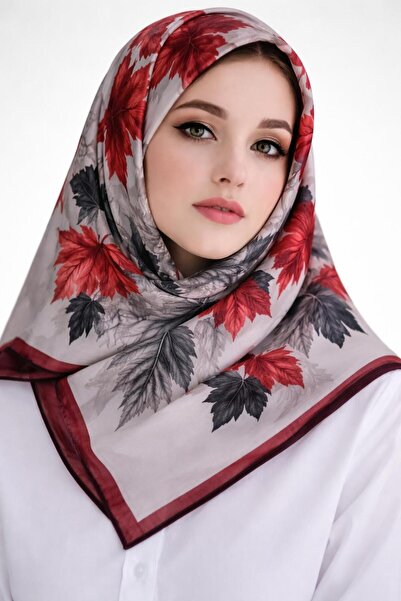 İpekal Eșarfă Mono Scarfs din bumbac moale-06109-10