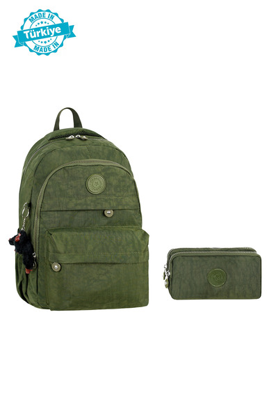 Waddell New Season Unisex Licensed Crinkle Fabric School, Backpack and Pencil...