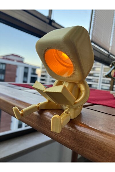 Bumya3duretim Kitap Okuyan Tea Light Mumluk