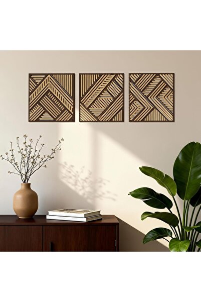 Tatuo Geometric Wooden Wall Art