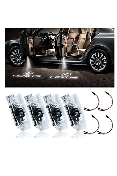 Generic 4 Pack LED Car Door Logo Light Projector for Lexus