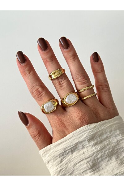 Charmist Renkli çoklu set yüzük