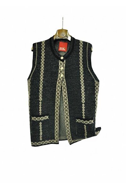 elma abone Women's Winter Beard Knitting Vest