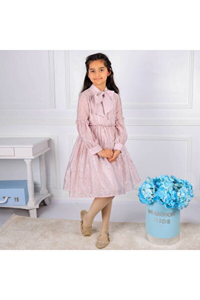 Mamnon mauve dress with stars