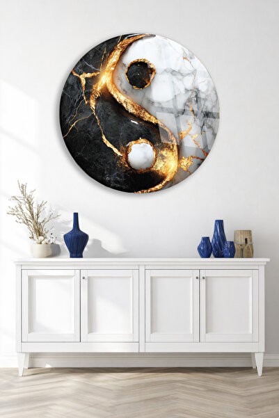 TAULART ΣΥΜΒΟΛΟ ΓΙΑΝ ΓΙΑΝ ΜΑΥΡΟ ΛΕΥΚΟ ΧΡΥΣΟ ΆΡΤΡΑΤΟ ΓΥΑΛΙ ΤΟΥ ΘΕΟΥ