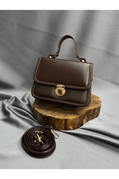 BENAHOLL Women's Bag Velza Lock Buckle Detailed Stylish Bag Mini Bag-Ta0040 B...