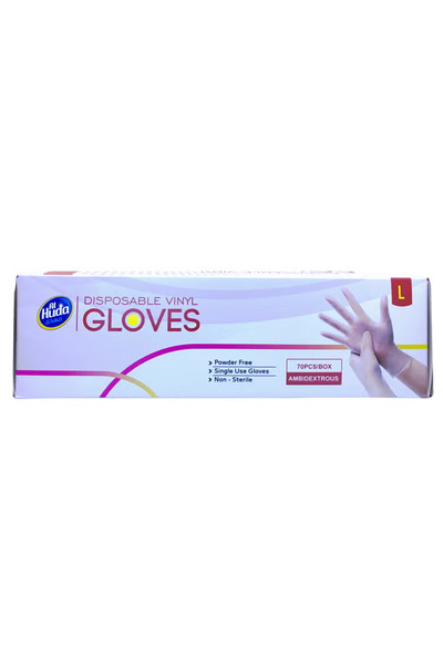 HUDA AlHuda gloves, large, 70 pcs