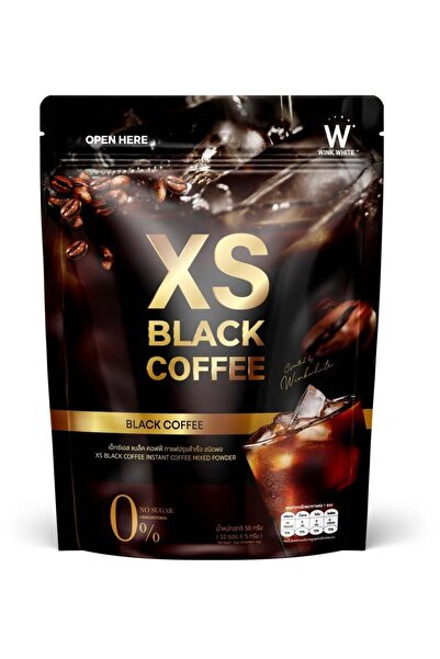 Wink White XS Black Coffee – Smooth Instant Coffee Mix | Zero Sugar | Rich Da...