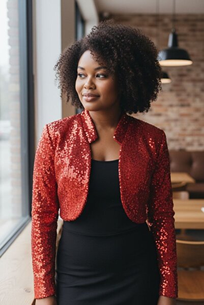 SHAHD FASHOIN Kadın Mezuniyet ceket