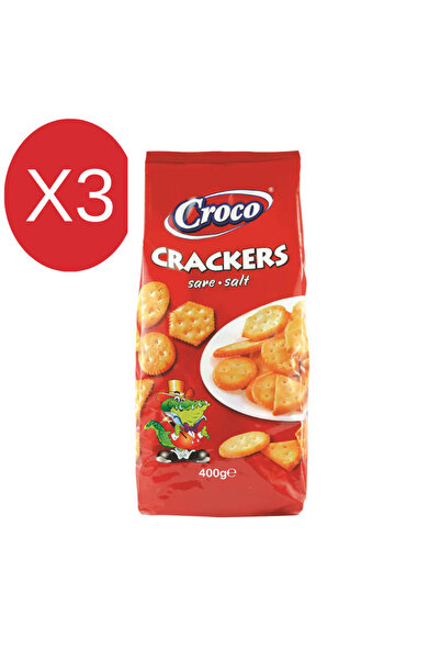 Croco 3X - Crackers cu sare 400g
