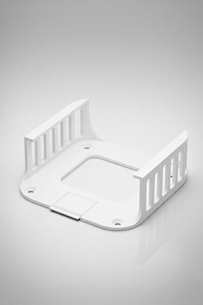 MEK حامل مكتبي ماك ميني M4 أبيض (متوافق مع VESA)