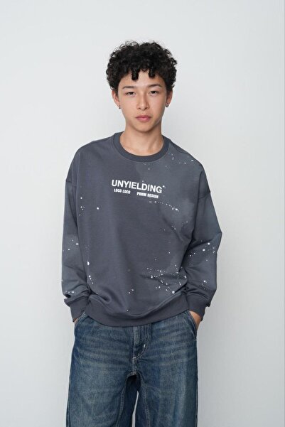 LOCO LOCO Hanorac pentru băiat 8143 Unyelding Yarn