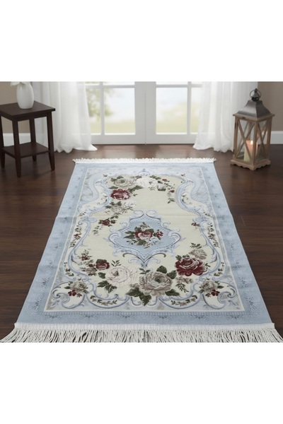 KATRE İSLAMİ Lüks Saten Dokuma İpek Görünümlü, Astarlı Seccade (70x110)