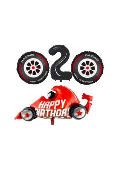 Mini Parti Mini Party Store Race Car Balloon Set