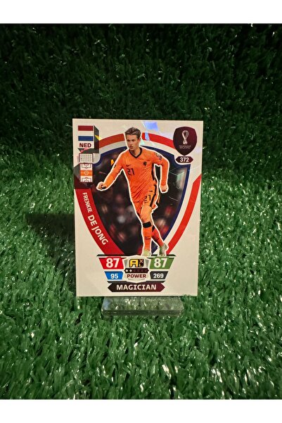 Panini بطاقة لعبة كأس العالم في قطر 2022 لفرانكي دي يونغ الساحر