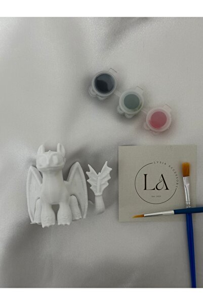 lysiaaccessory Sevimli Ejderha Boyama Seti | 3D Baskı Figür Boyama Kiti