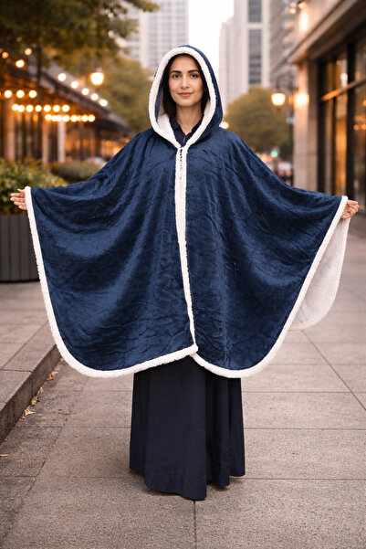 Generic Luxurious soft and warm winter shawl blanket