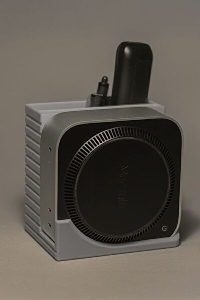 MEK Mac Mini M4 2025 - Masaüstü Standı / Organizeri Gri