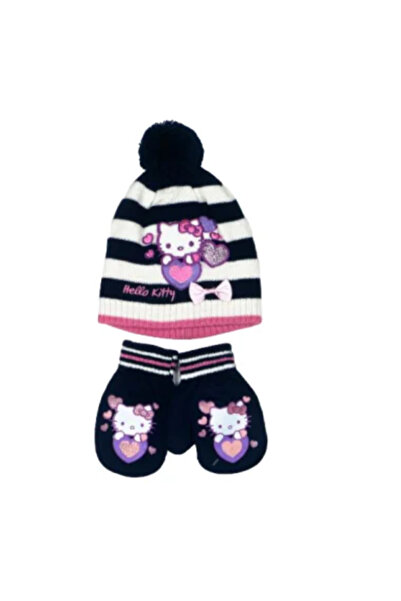 Hello Kitty Set Căciula și manusi bebeluși