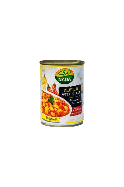 Nada peeled fava beans with hot pepper, 400 gm
