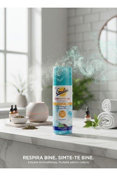 emulsio Aromatherapy Spray Room Air Freshener, Ceylon & Green Tea, 350ml – Sp...