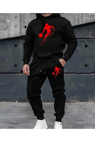 FS CABİN Hood Detailed Comfortable Tracksuit Set