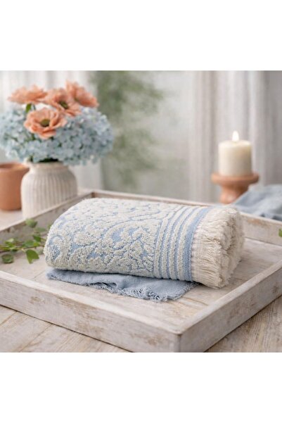 SHAL HOME 100% Cotton 50X92Cm Lux Guest Towel