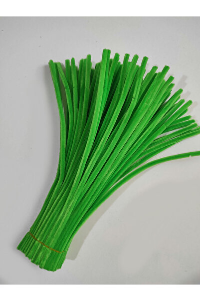 hyc heryerçiçeklenir 25 Pieces of Fruit Green Chenille, Fuzzy Wire Suitable f...