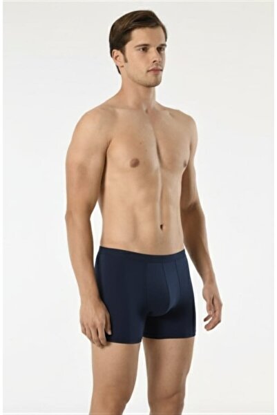 Mfö Life İç Giyim 5 Pieces Thin B Piped L Stretch Fabric Bamboo Men's Boxer 9...