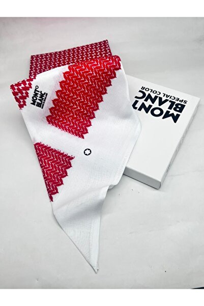 Elegant The new Mont Blanc red shemagh is modern and attractive