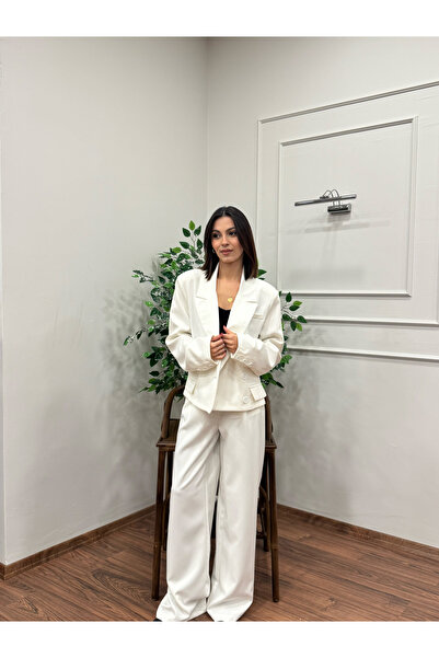ZDABOUTİQUE Calista Blazer Ceket Pantalon Takıım