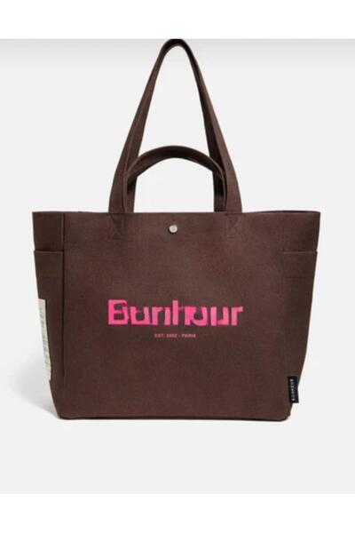 gül sezgin butik Women's Brown Canvas Shoulder Bag