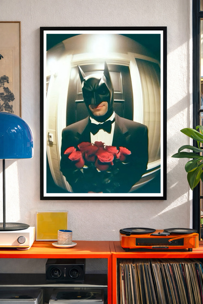 Koi Art Design Μοντέρνος πίνακας ζωγραφικής με μαύρο πλαίσιο, μονοκόμματος, μ...