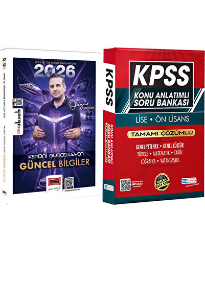 Yargı Yayınları 2026 KPSS Kendini Güncelleyen Güncel Bilgiler - Lise Önlisans...