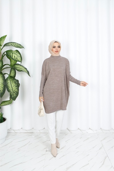 NİSUM MODA Trico Poncho Tunic