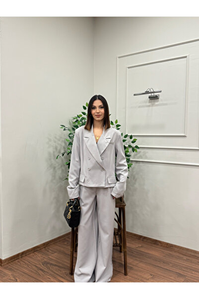 ZDABOUTİQUE Calista Blazer Ceket Pantalon Takıım