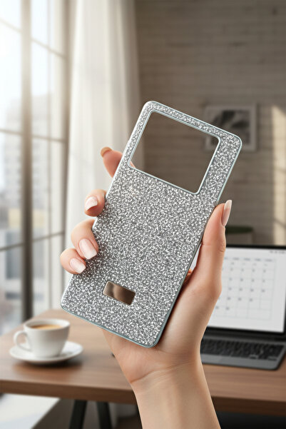 batuteknoloji İnfinix Zero 30 4G Kırçıllı Taşlı Venüe BTU Silikon Kapak