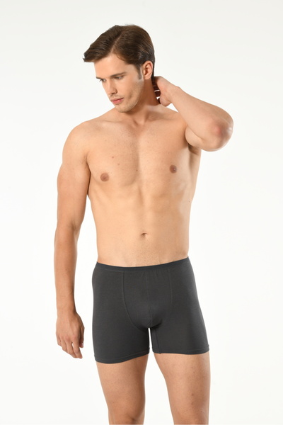 Mfö Life İç Giyim 10 Pieces Thin B Piped L Stretch Fabric Bamboo Men's Boxer ...