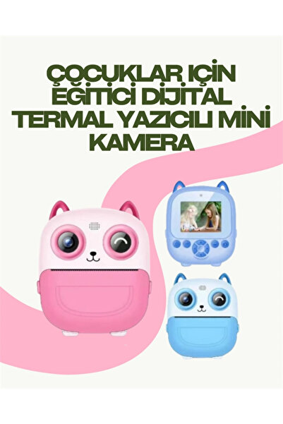 VLK Anında Yazdıran Kamera – Çocuklara Uygun, Hafif ve Renkli VLK