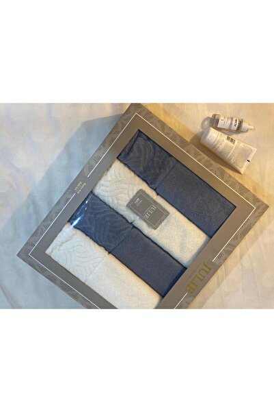 BURYAHOME 4 Piece Turkish Bath Set