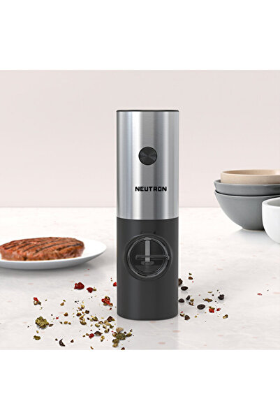 NEUTRON NTL-PG-01 Pilli Işıklı Baharat Öğütücü