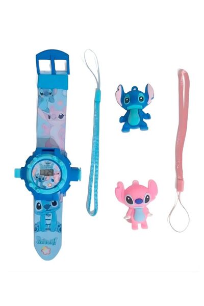 Premium لعبة ساعة ستيتش لعرض الصور مع شخصيات صغيرة وجهاز عرض 24 صورة