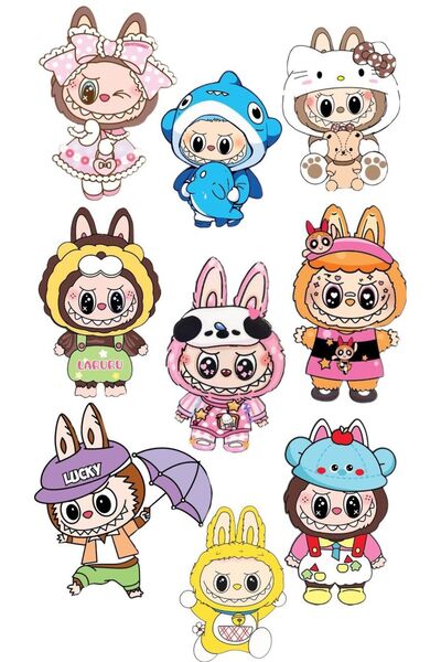 ReklamX حقيبة لابو - لابتوب - تابلت، دفتر، مجموعة ملصقات 1 قطعة (حجم A4)