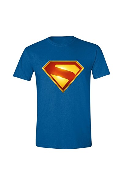 Pcmerch Тениска DC Comics с блестящо лого на Супермен, размер XL