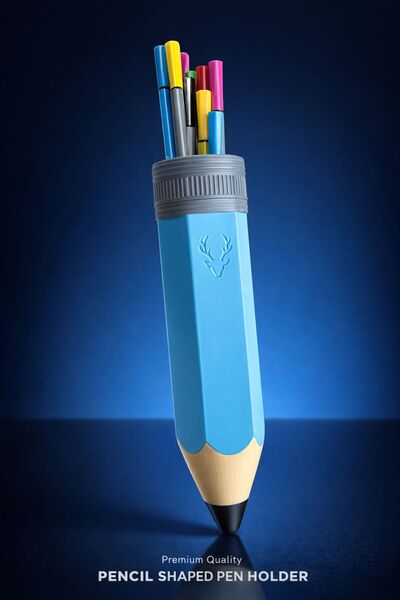 EMC Design Studio Kurşun Kalem Şeklinde Kalemlik – Dekoratif Organizer