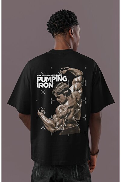SEVBANO تي شيرت تصميم أرنولد لبناء الأجسام وتمارين الضخ للجنسين مطبوع قصة فضف...