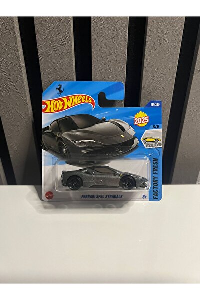 HOT WHEELS HotWheels Ferrari SF90 Stradale Model Araba (Gri)