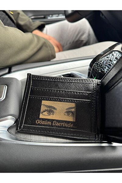 Sukugift Kişiye özel fotoğraflı cüzdan göz resimli yazılı