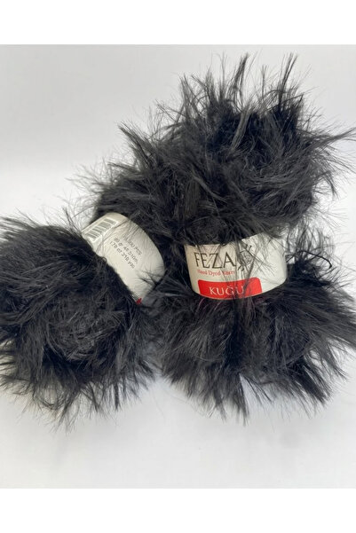 Feza Swan Feather Plush Knitting Yarn 2-Pack – Soft, Voluminous, Suitable for...