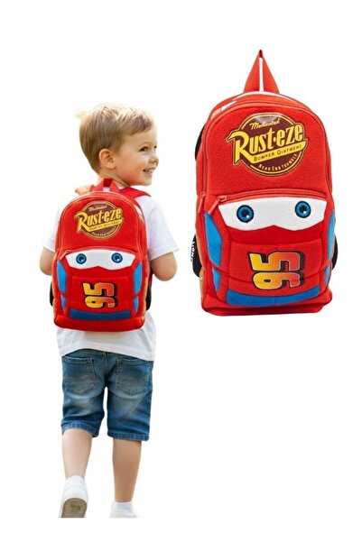 Generic حقيبة ظهر ثلاثية الأبعاد من وبري لايتنينج ماكوين، حقيبة مدرسية ناعمة ...